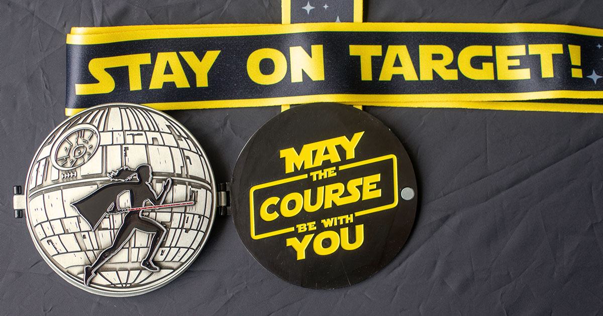 May the Course Be With You Virtual Race Medal