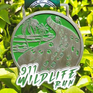 Virtual Strides Partner Virtual Run - 911 Wildlife Run Medal