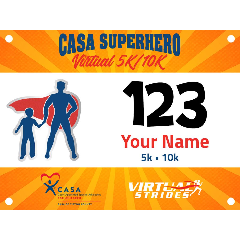 CASA Superhero Run Virtual Strides