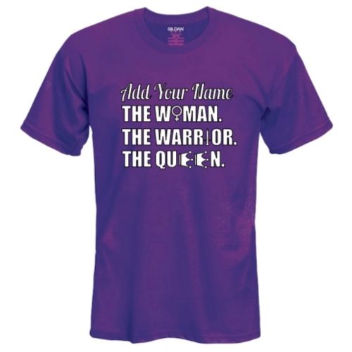 Custom Queen Shirt purple