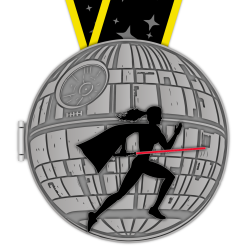 May The Course Be With You Medal Outside