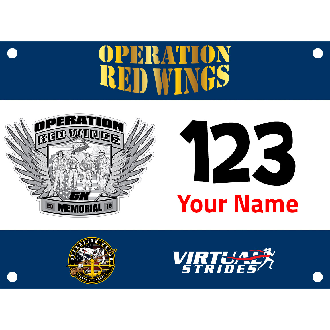 Operation Red Wings Memorial 5k 2019 – Virtual Strides