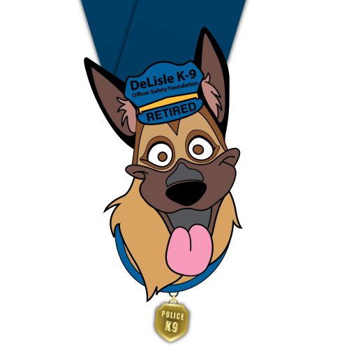 Paws For The Law 2021 medal