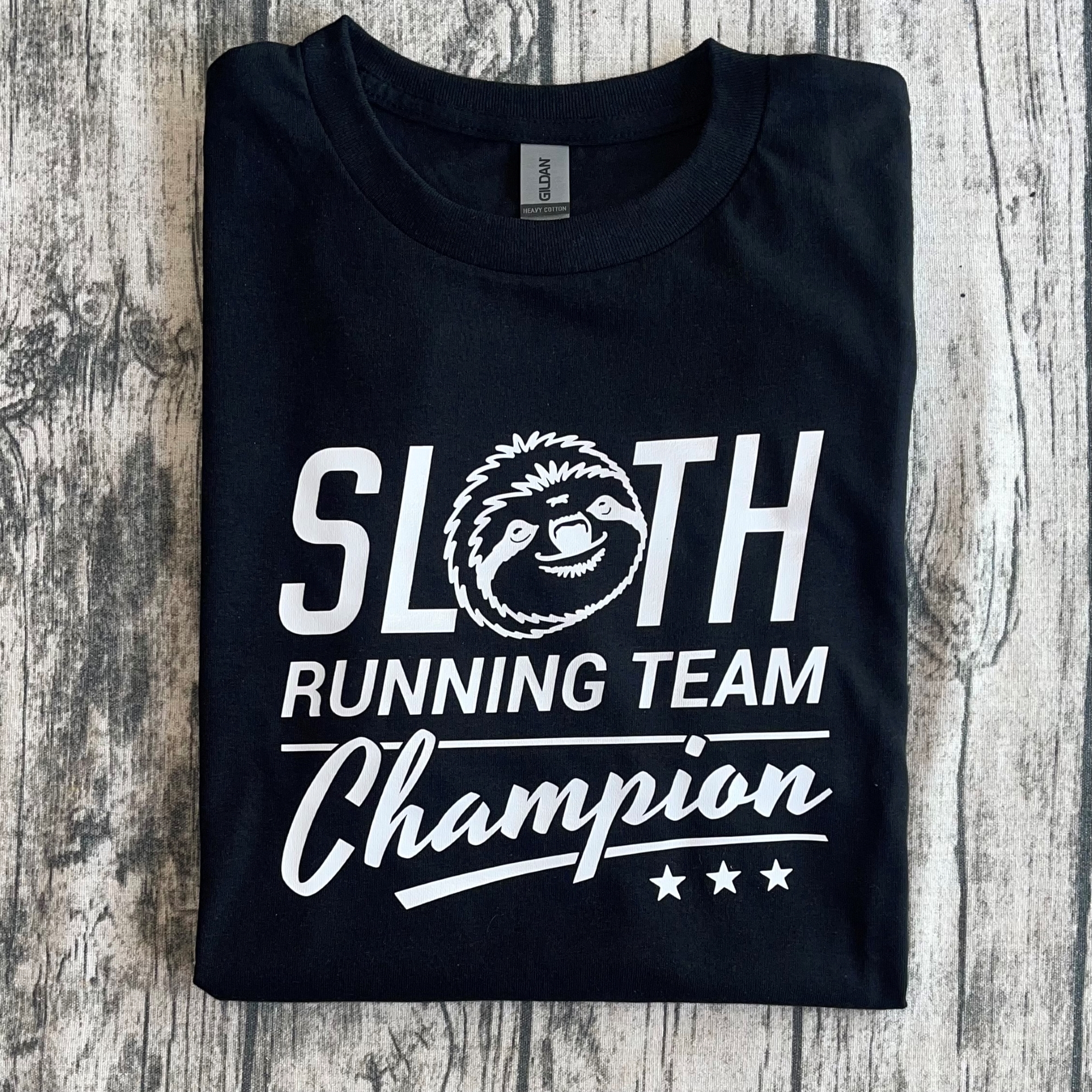 Sloth Running Team Champion - Black