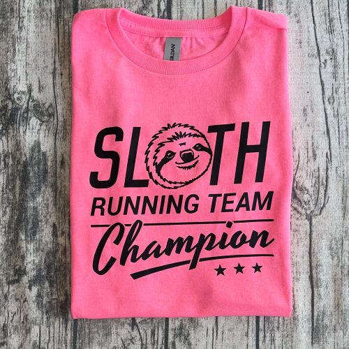 Sloth Running Team_pink