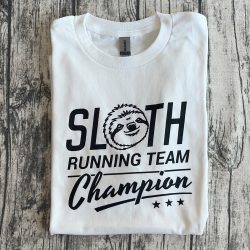Sloth Running Team_white