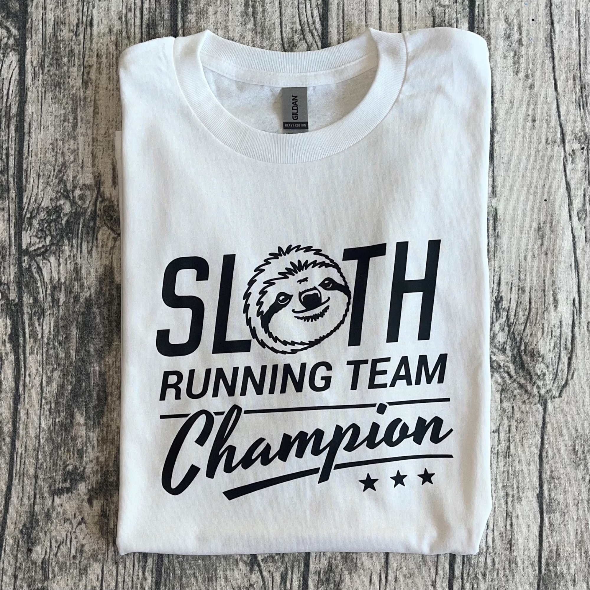 Sloth Running Team Champion - White
