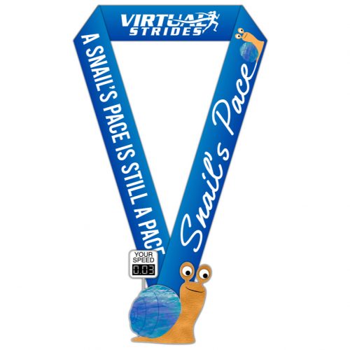 Snails Pace Race medal with Ribbon