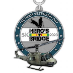 Virtual Strides Virtual Run - 2023 Vietnam Veterans 5k medal