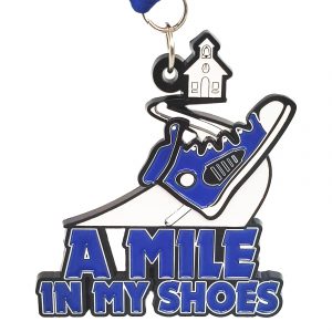 Virtual Strides Partner Virtual Race - A Mile In My Shoes virtual race medal