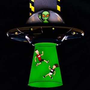 Virtual Strides Virtual Run - Area 51 UFO Medal