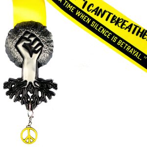 Virtual Strides Virtual Run - Black Lives Matter race medal