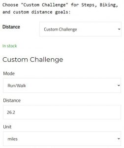 Custom Challenge Marathon Example