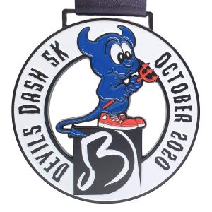 Virtual Strides Partner Virtual Race - Devils Dash BD Performing Arts race medal