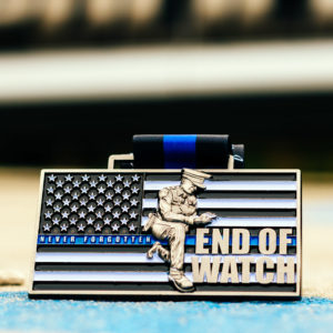 Virtual Strides Virtual Race - End of Watch Fallen Police Officers Medal