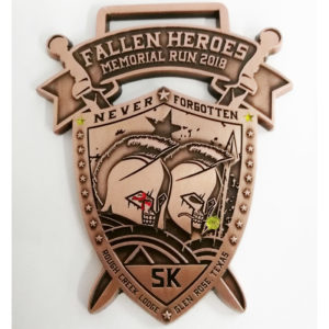 Virtual Strides Partner Virtual Race - Fallen Heroes Memorial Run medal