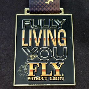 Virtual Strides Partner Virtual Run - Fly Without Limits Medal