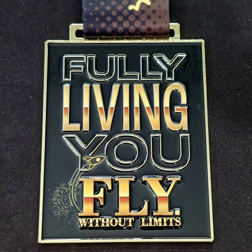 Virtual Strides Partner Virtual Run - Fly Without Limits Medal