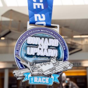 Virtual Strides Partner Virtual Race - Onward and Upward Naval Aviation Museum Foundation medal