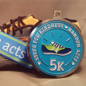 Virtual Strides Partner Virtual Race - Steps for Kindness Medal