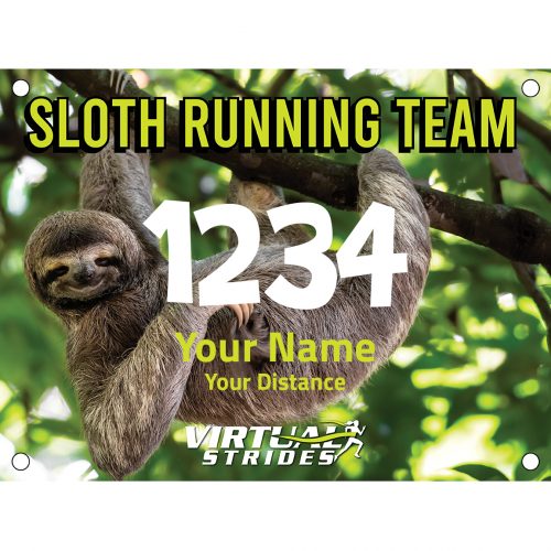 Sloth Running Team bib