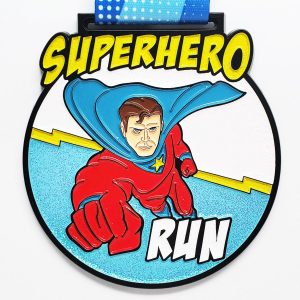 Virtual Strides Partner Virtual Race - Superhero Run 2020 Medal