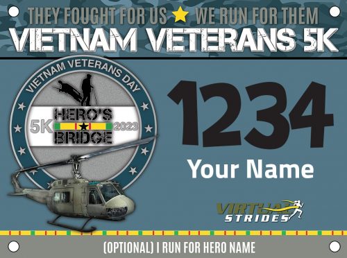 2023 Vietnam Veterans bib